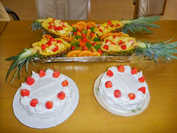 誕生日会ケーキ